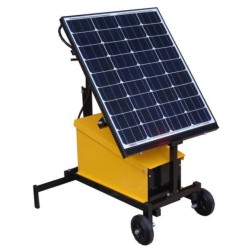 Semafoare lucrari 3 lampi 200mm diametru - alimentare solara 70W